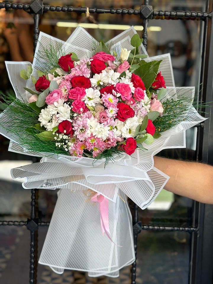 Güllü Karışık Buket, Kütahya çiçekçi