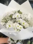 Çiçekçi - Beyaz Krizantem Buketi